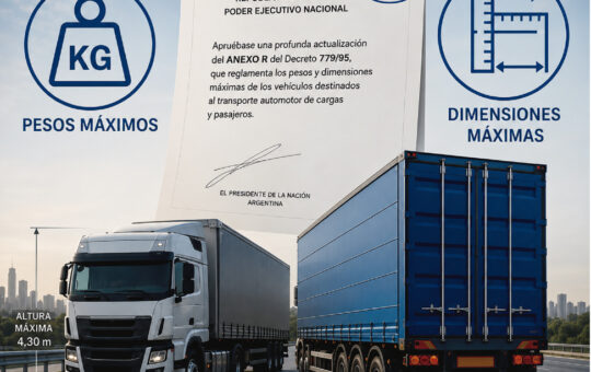 Nuevo Anexo R: cambian las reglas para los vehículos de cargas